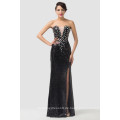 Grace Karin Sexy trägerlosen Split Front Sequins Free Prom Kleider Beaded Long CL6291-3 #